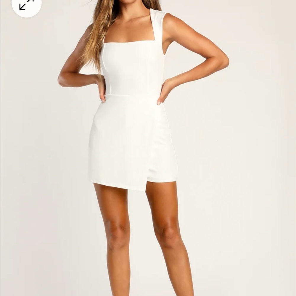 White Skort/Romper From Lulus - image 1